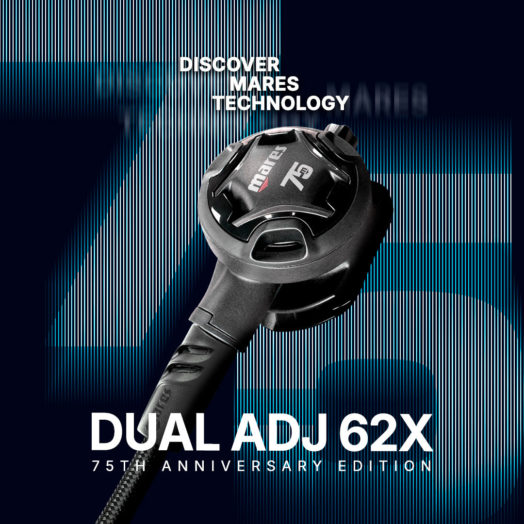 Celebrate 75 Years of Mares with the Special Edition DUAL ADJ 62X Regulator