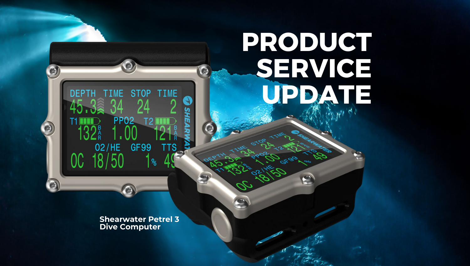 Product Service Update: Shearwater Petrel 3 Dive Computer – What You Need to Know