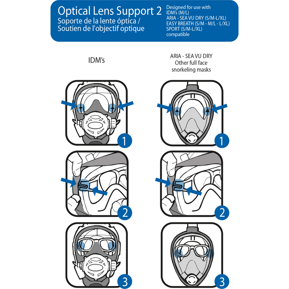 Ocean Reef Left Optical Lenses