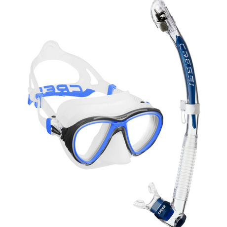 Cressi Quantum + Itaca Ultra Dry Snorkeling Combo