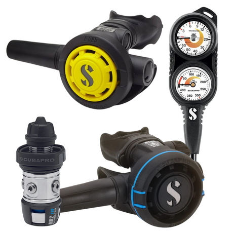 Scubapro School 2 Stage 4 Regulator Set