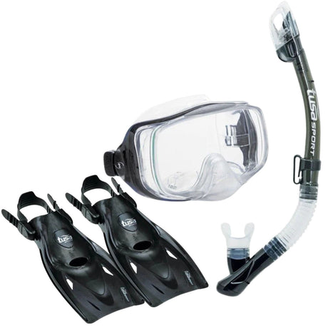 Tusa Imprex Set and Snorkelling Fins Package