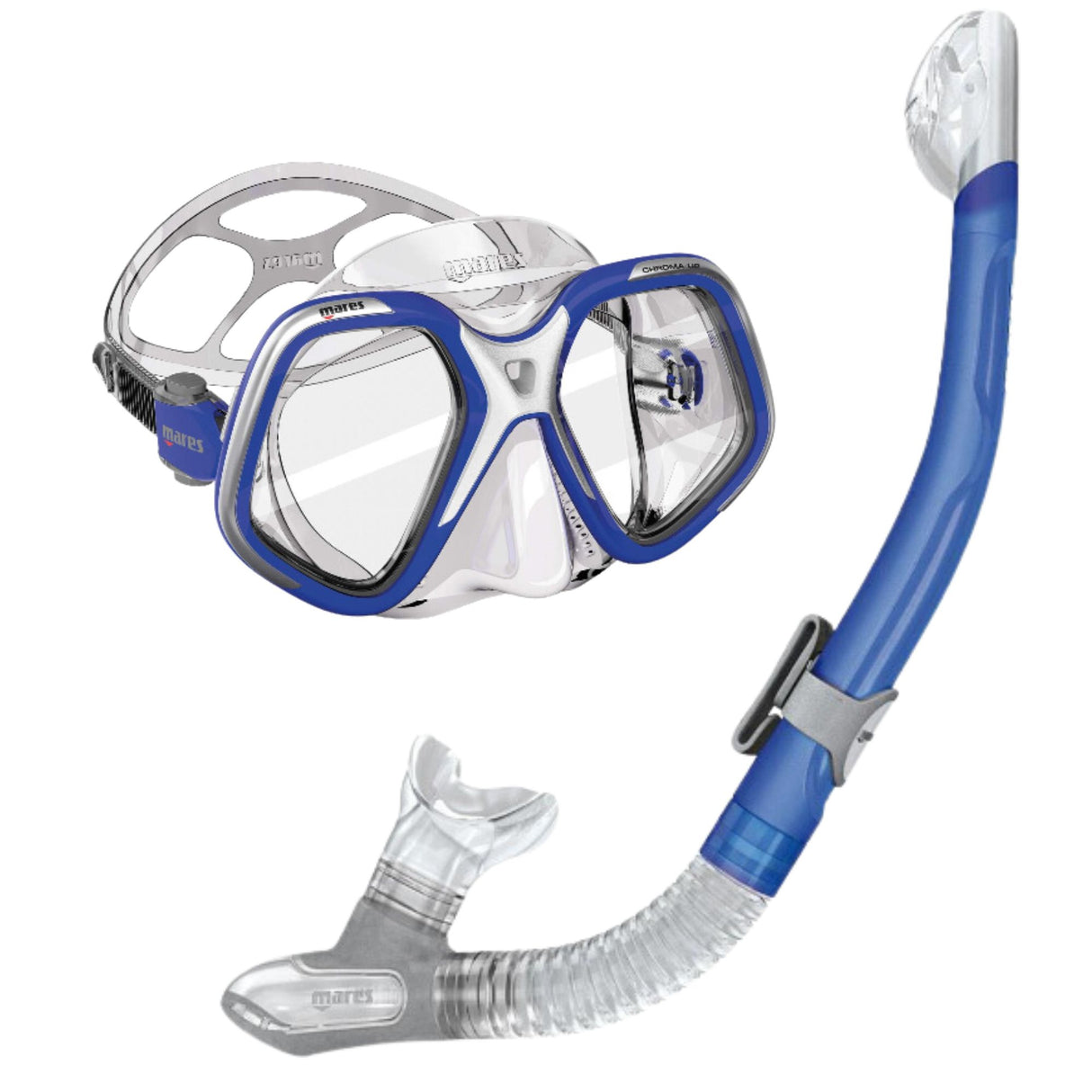 Mares Chroma Up Mask And Ergo Dry Snorkel Bundle