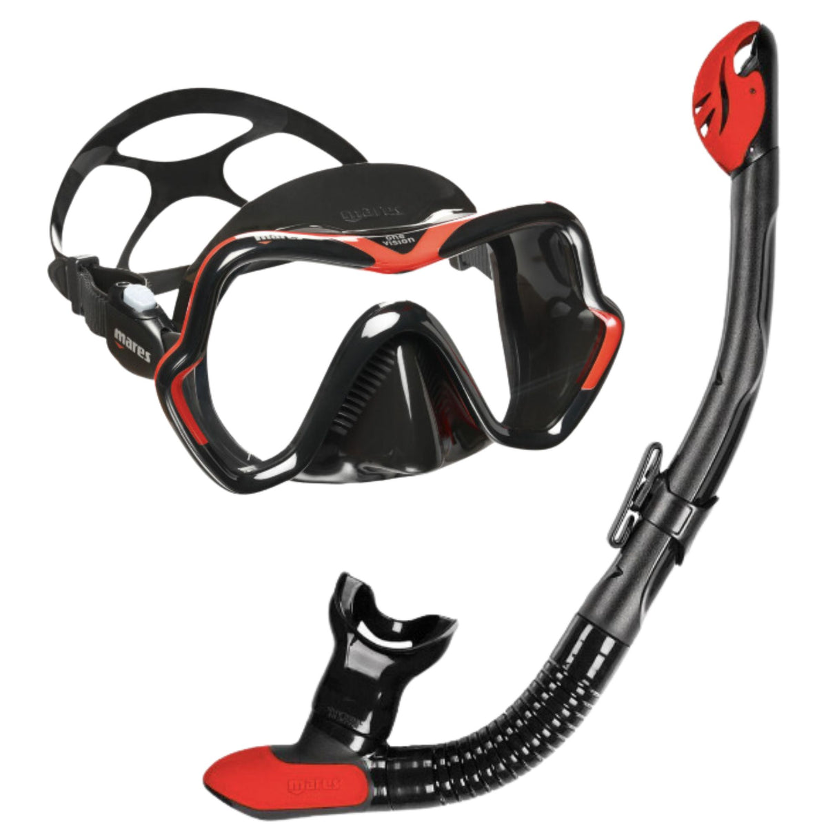 Mares One Vision Mask And Ergo Dry Snorkel Bundle