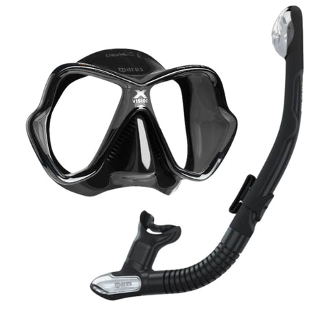 Mares X-Vision Ultra Liquidskin Mask And Ergo Dry Snorkel Bundle