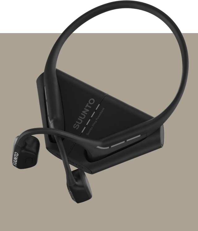 Suunto Wing Bone Conduction Headphones - Black