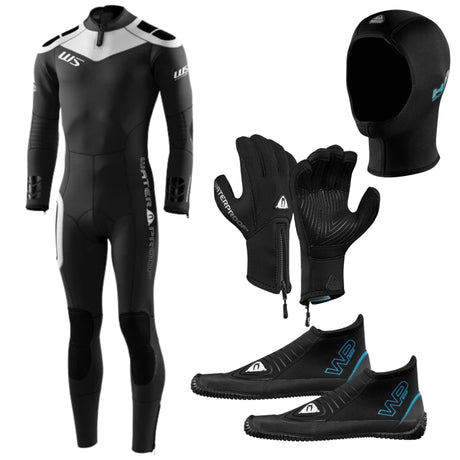 Waterproof 3mm Men's Full Wetsuit Package