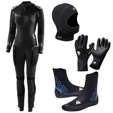 Waterproof 5mm Women's Full Wetsuit Package