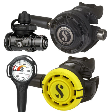 Scubapro MK19 EVO G260 Carbon Black Tech / R105 Regulator Set