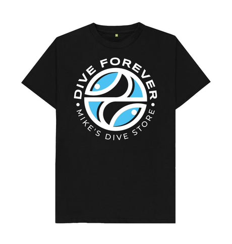 Dive Forever T-Shirt Blue With White Outline