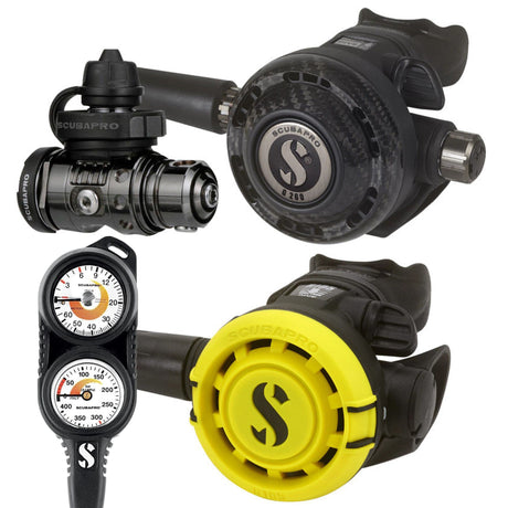 Scubapro MK19 EVO G260 Carbon Black Tech / R105 Regulator Set