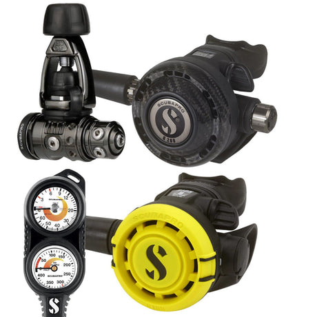 Scubapro MK19 EVO G260 Carbon Black Tech / R105 Regulator Set