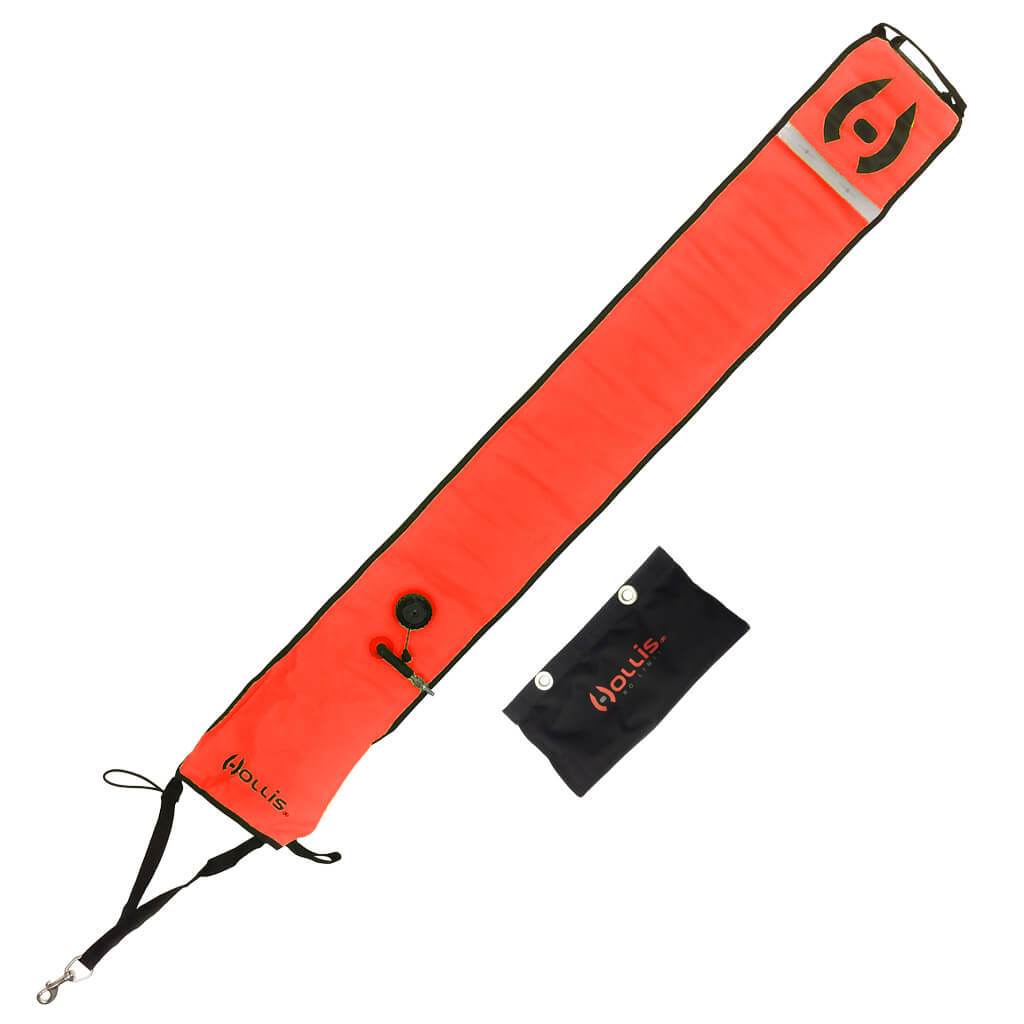 Hollis Surface Marker Buoy with Sling Pouch | Mike's Dive Store – Mikes ...