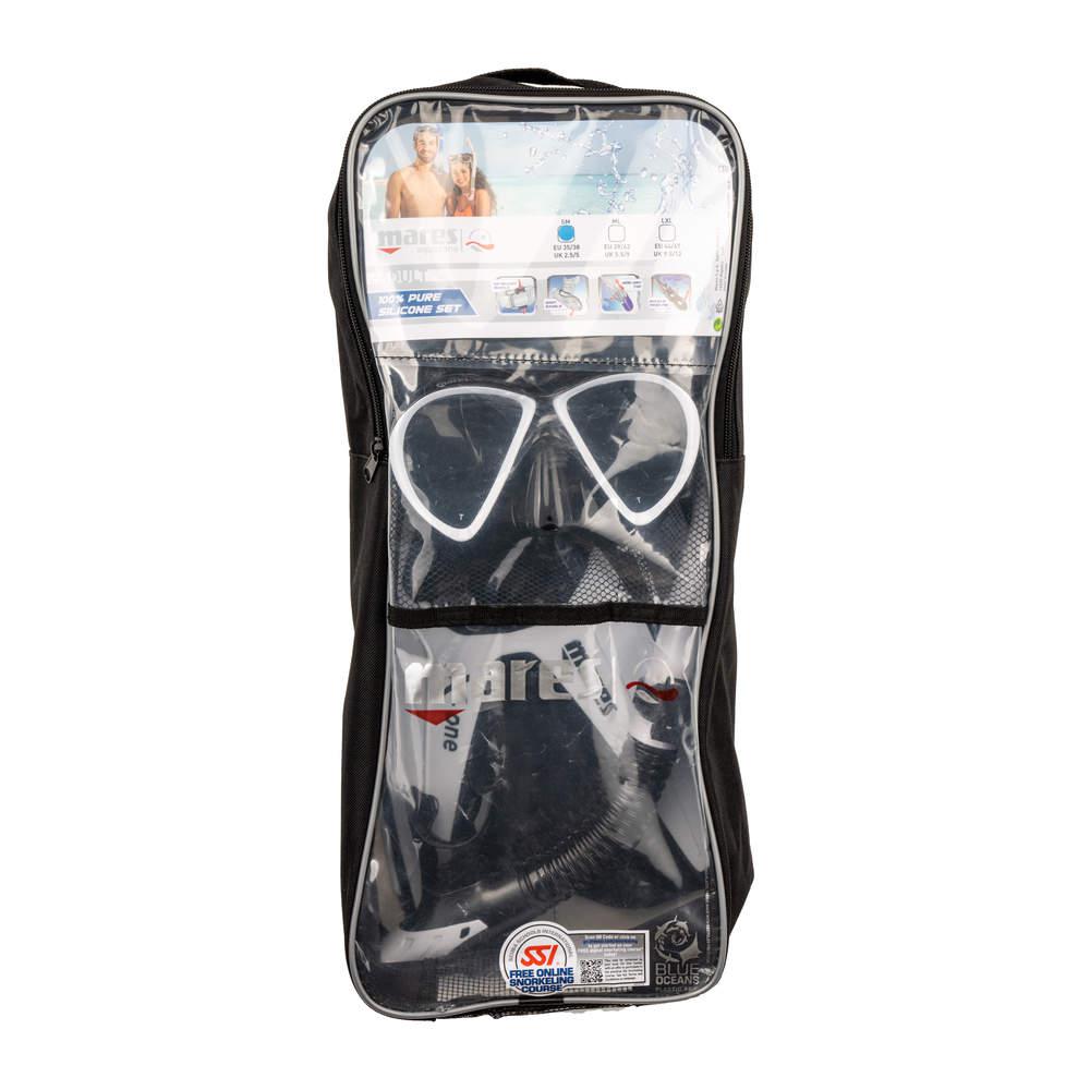 Mares X-One Marea Mask, Snorkel and Fin Set