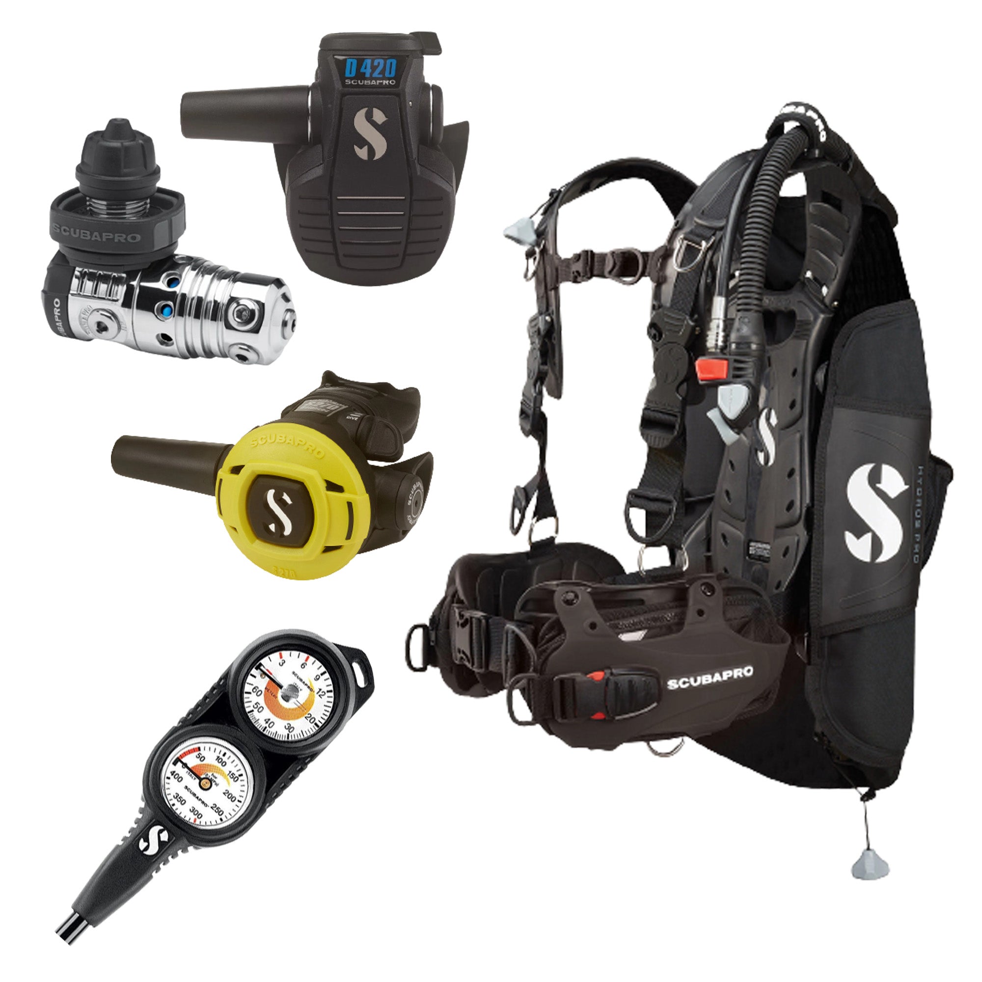 Scubapro hydros pro deals package