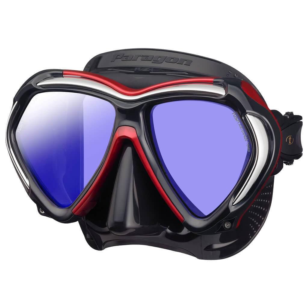 Tusa Paragon dive mask red good brand new retail $220