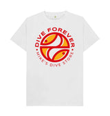 Dive Forever T-Shirt Orange Outline