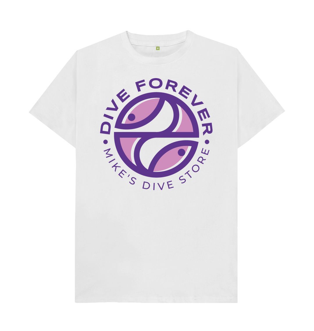 Dive Forever T-Shirt Pink Outline