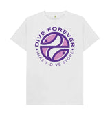 Dive Forever T-Shirt Pink Outline