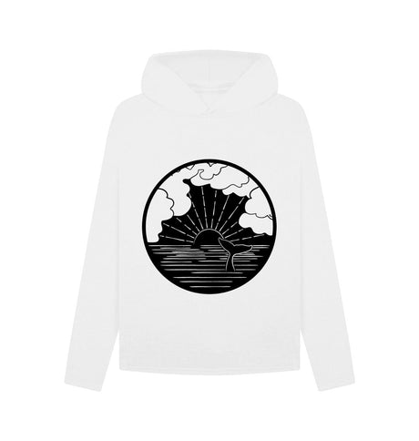 Whale white sweatshirt