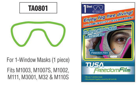 TUSA TA0801 Anti-Fog Film - Single Lens