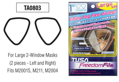 TUSA TA0803 Anti-Fog Film - Twin Lens (Large)