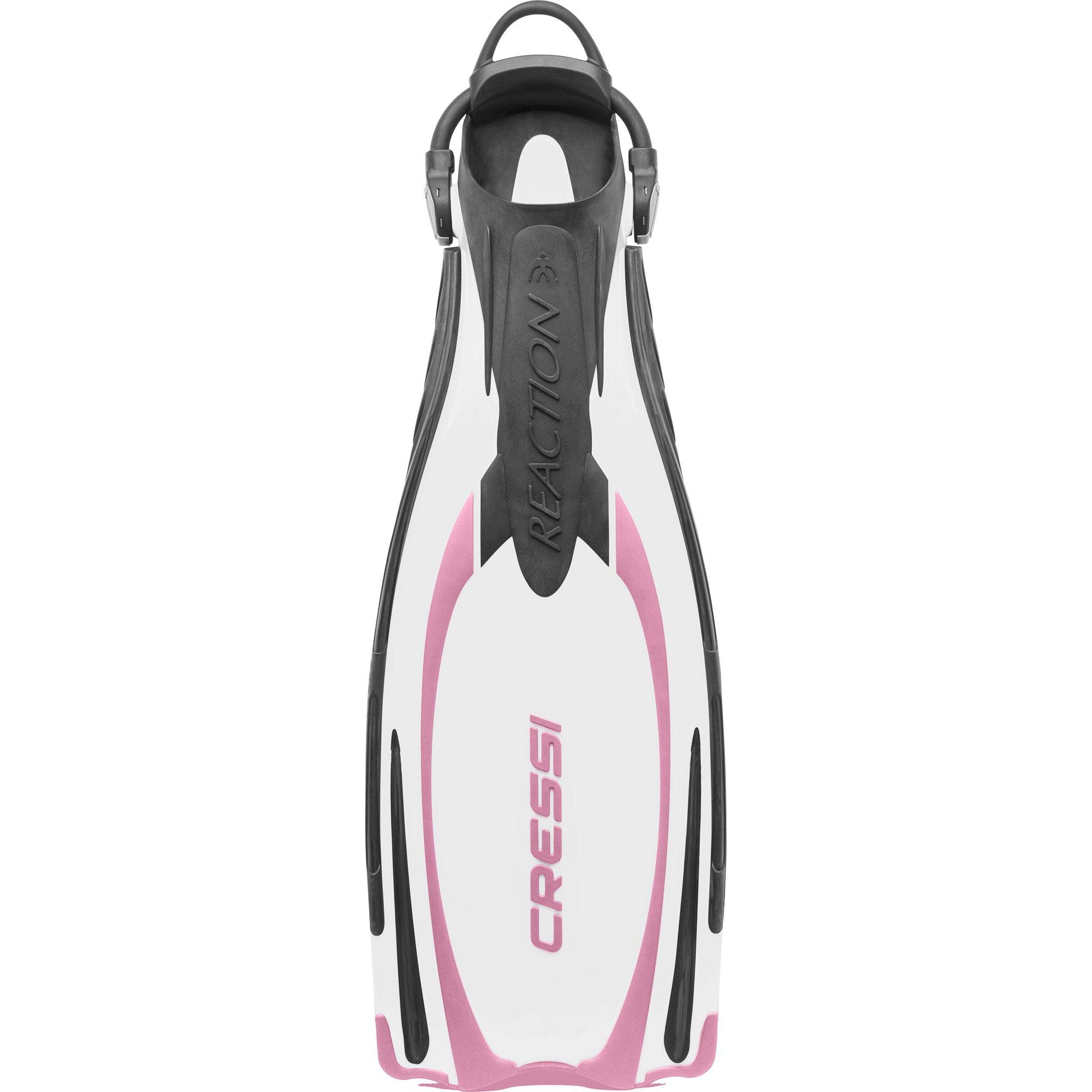 Cressi Reaction EBS Fins - White/Pink / S/M (7/8)